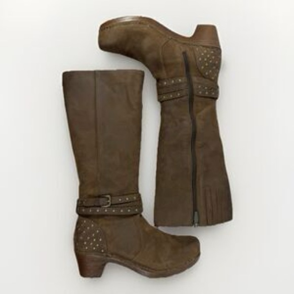 Dansko Myra Leather Studded Boots